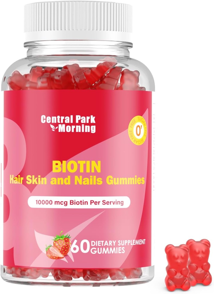 Biotin gummier for hår, hud og negler