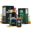 Super Recovery & Super Lever Bundle - Alt Naturlig Liver Cleanse Detox & Reparasjon