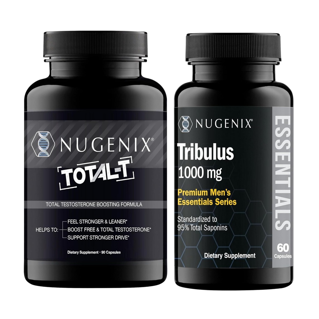 Nugenix Essentials Tribulus Terrestris Extract og total-T Testosteron Booster for menn