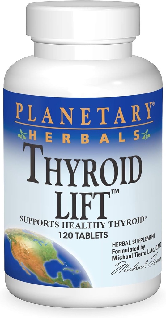 Planetær Herbals Thyroid Lift Tabletter, 120 greve