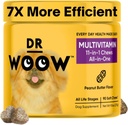 Multivitaminer for hunder - Daglige vitaminer for hunder | Gut Immune Helse, Joint Heart Support | Hundetilskudd Glukosamine Chondroitin, Digestion Probiotika, Omega 3 Fiskeolje | 90 Ct