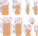 VAIPI 880 Pack Bandages Variasjon Pack Vanntett Fingertips Bandages Ulike størrelser førstehjelpsutstyr sortert klebrig stoff Bandage bulk pustende sommerfugl bandage for sår omsorg (9 stiler)