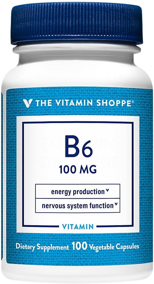 Vitamin Shope B6 100MG (100 kapsler)