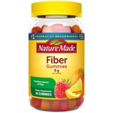 Natur laget fiber 6 g, kosttilskudd for digestiv helse støtte, 90 fiber gummier, 30 dagers forsyning
