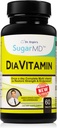 SugarMD Diavitamin Supplement Formula – Multivitamin for menn og kvinner – Multivitaminer og mineraler – 60 multivitamintabletter – gjenopprett styrke og utholdenhet – ikke-GMO – Glutenfri