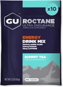 GU Energi Roctane Ultra Endurance Energi Drink Blande, Vegan, Glutenfri, Kosher og Dairy-Free n-the-Go Energi for enhver trening, 10 Single-Serving Packets, Summit Te