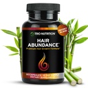 TRIO NUTRITION Hårbunden | Naturlig vitamintilskudd for hårvekst, sterke negler og glatt hud | Boosted med collagen, keratin, sink & selen | Biotin 10000mcg | 30 dagers forsyning