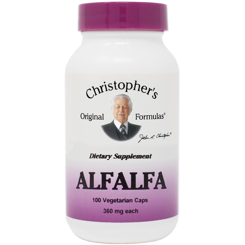 Alfafa etterlater Dr. Christopher 100 VCaps