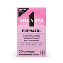 En dag prenatal vitaminer- folsyre, jern, omega- 3 (DHA), Graviditet vitaminer for kvinner, prenatal multivitamin for mamma og baby støtte, graviditet må ha 30 Ct (pakke May Vary)