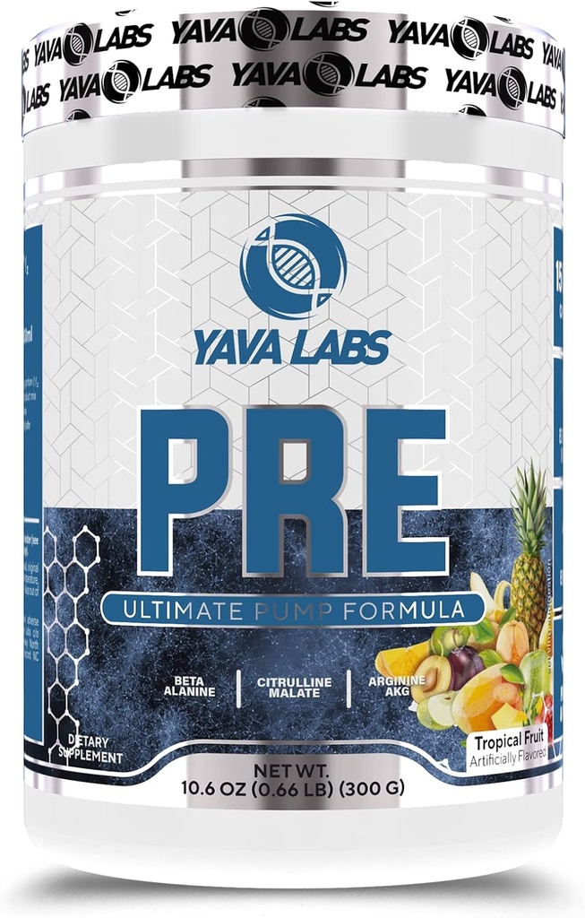 Yava Labs PRE Workout Ultimate Pump Formula (tropisk frukt)
