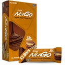 NuGo Protein Bar, Peanut Smør, 11g Protein, Glutenfri, 15 greve