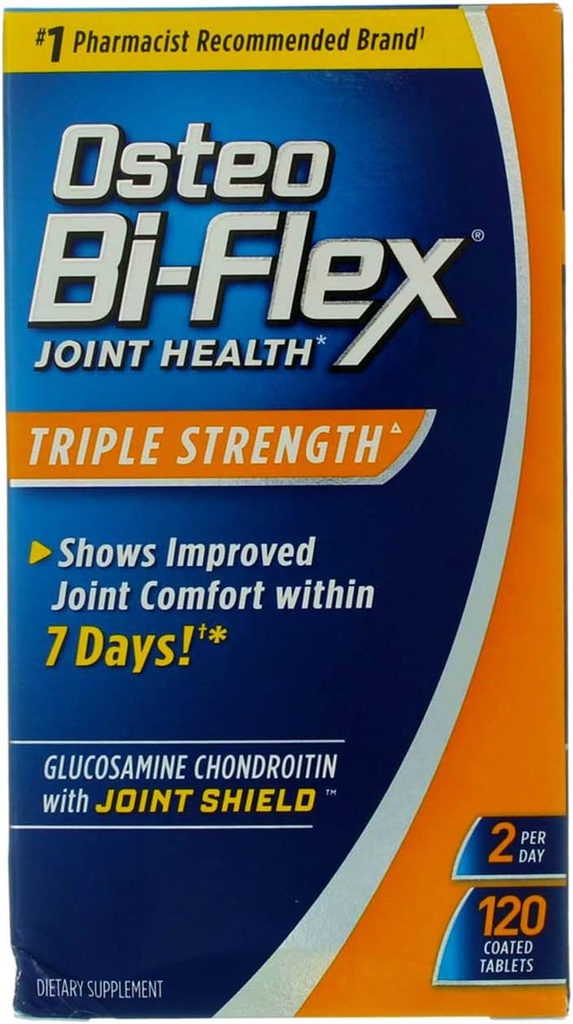 Osteo Bi-Flex trippel styrke caplets - 120 ct, pakke med 6