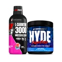 PROSUPPS L-karnitine 3000 stimulant gratis flytende bilder (31 serveringer, berry) og Mr. Hyde Signature Series Pre-Workout Energi pulverisert drikke (30 serveringer, blå razz)