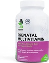Prenatal Multivitaminer – 90 Kapsler – Vitaminer og mineraler for å støtte mamma og baby – kalsium, jern, vitamin C, jodin og mer - Vegan, Halal - Gluten, hvete, Dairy Free