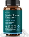 Potent Lumbrokinase Supplement 40mg/Serving (Max-aktivitet - 800 000 enheter) - Lumbrokinase Enzymes Kapsler for energistøtte, Digestion, Detox, Kognisjon og Gut helse - Lignende Nattokinase