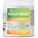 Grønne Kjæledyr Organics Natur-Yeast Brewer's Yeast for hunder og katter - støtter immunsystem & digestion, fremmer sunn hud og en glossy Coat, 90 myk Chews