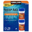 Cos7 Kirkland Signature Doxylamine Succinate Tabletter ,25 mg Natt søvn AID - 2 X 96 Tabletter Totalt)