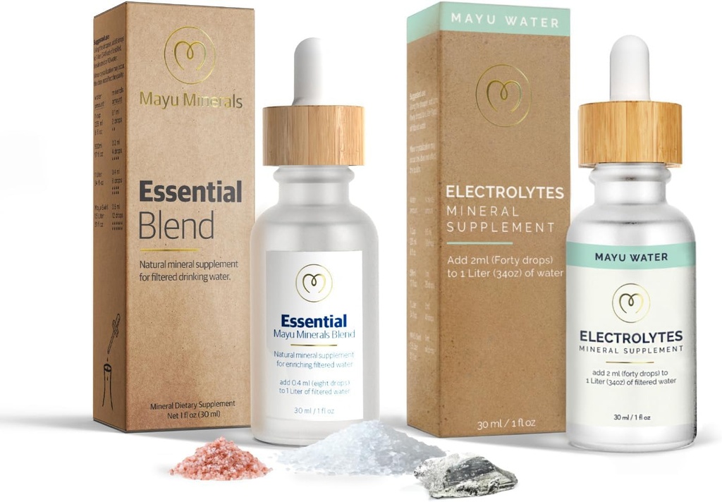 KAYU Essential blanding & Electrolyte Vanndråper Mineraler Lade Bundle