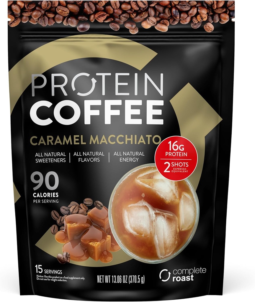 Fullstendig Roast Caramel Macchiato kaffeprotein