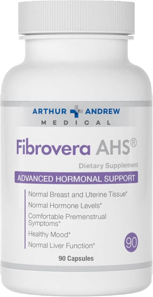 Arthur Andrew medisinsk, Fibrovera, kvinners enzyme og botanisk blanding for hormonbalanse, 90 kapsler