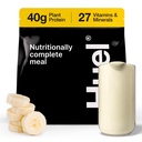Huel Black Edition | Banan 40g Vegansk Protein pulver | Næringsmiddel Complete Meal | 27 Vitaminer og Mineraler, Glutenfri | 17 Serveringer | Scoop ikke inkludert for å redusere plast
