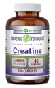 Amazing Formler Kreatin Monohydrat Aminosyre Supplement | 3000 Mg per servering | 180 kapsler | Ikke-GMO | Glutenfri | laget i USA