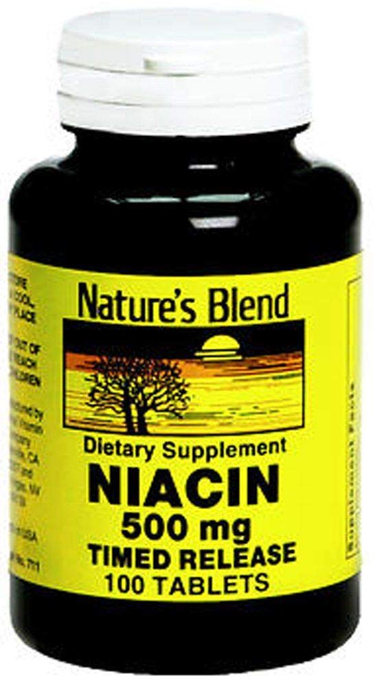 Naturens blanding Niacin 500 mg, 100 teller