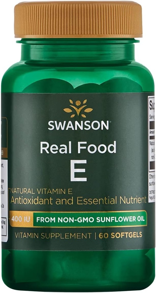 Swanson NAT E-400 ekte mat 400IU(268MG) 60S