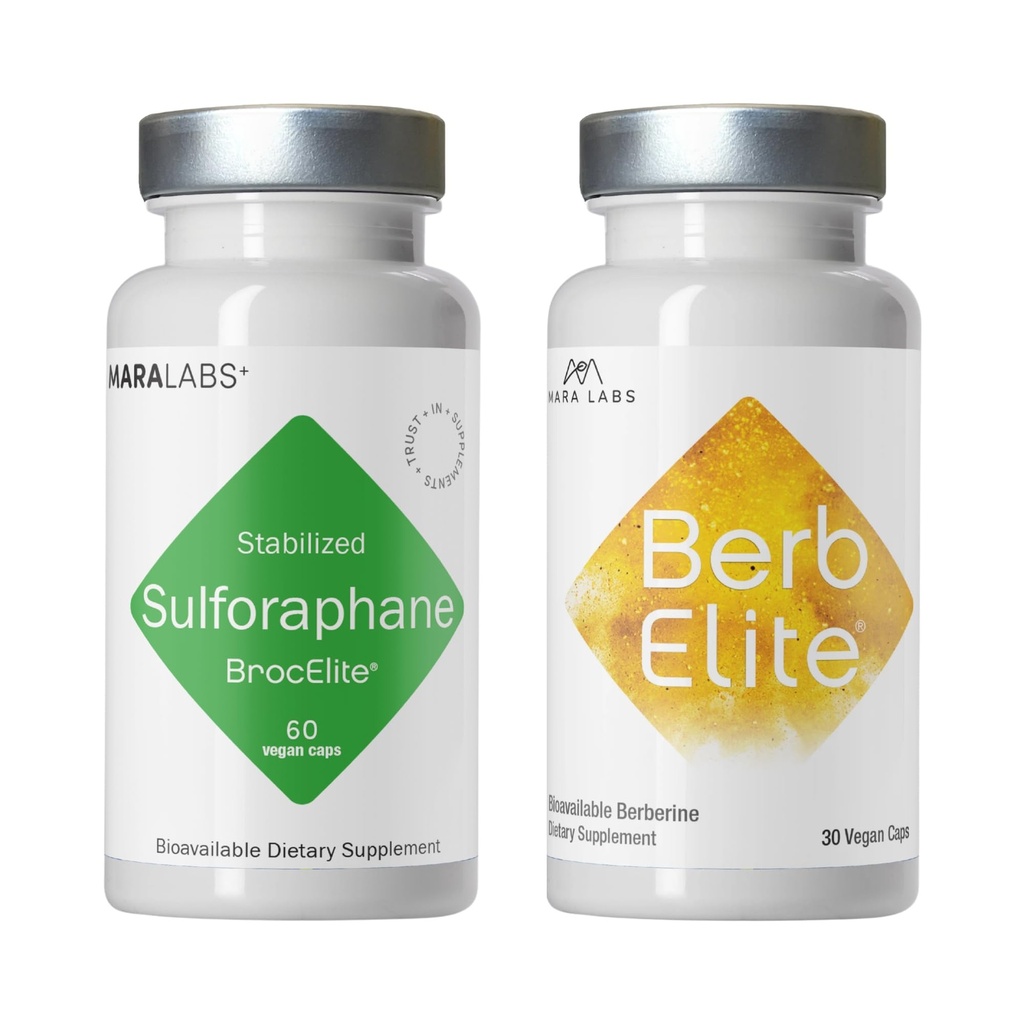 Mara Labs Plus, 60 kapsler og BerbElite, 30 kapsler