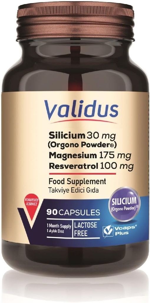 Validus Silicium 90 Kapsler (Vcaps Plus)