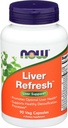 NOW Foods Supplements, Liver FreshTM med Melke Thistle Extract og unik Herb-Enzyme blanding, 90 Veg Kapsler