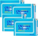 Omeken Okinawa Zedoary Purple og hvit gurkemeie med fermentert cabbage ekstrakt, Gut helse kosttilskudd for kvinner og menn, Zedoary Root, Turmeric Supplement, 60 greve, pakke med 4