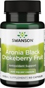 Swanson Full Spectrum Aronia (Chokeberry) 400 Milligrams 60 Kapsler