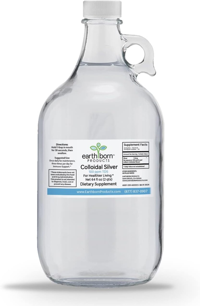 Monatomic colloidal sølv (64OZ.)