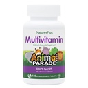 NaturesPlus Animal Parade Children's Chewable Multivitamin - Grape Flavor - 180 Animal-Shaped Tabletter - fremmer helse og velvære - Vegetarisk, Glutenfri - 90 Serveringer