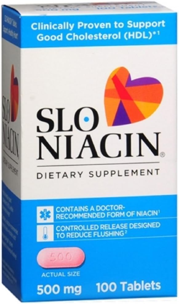 Slo-Niacin 500 mg tabletter 200 tabletter