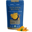 Earth Echo Golden Bliss, Organic Turmeric Superfood Elixir blande med Ashwagandha Root, MCT olje og 4 Mushroom Blend for hvilende søvn, immunstøtte og reduserer craving, Dairy-Free, 30 serveringer