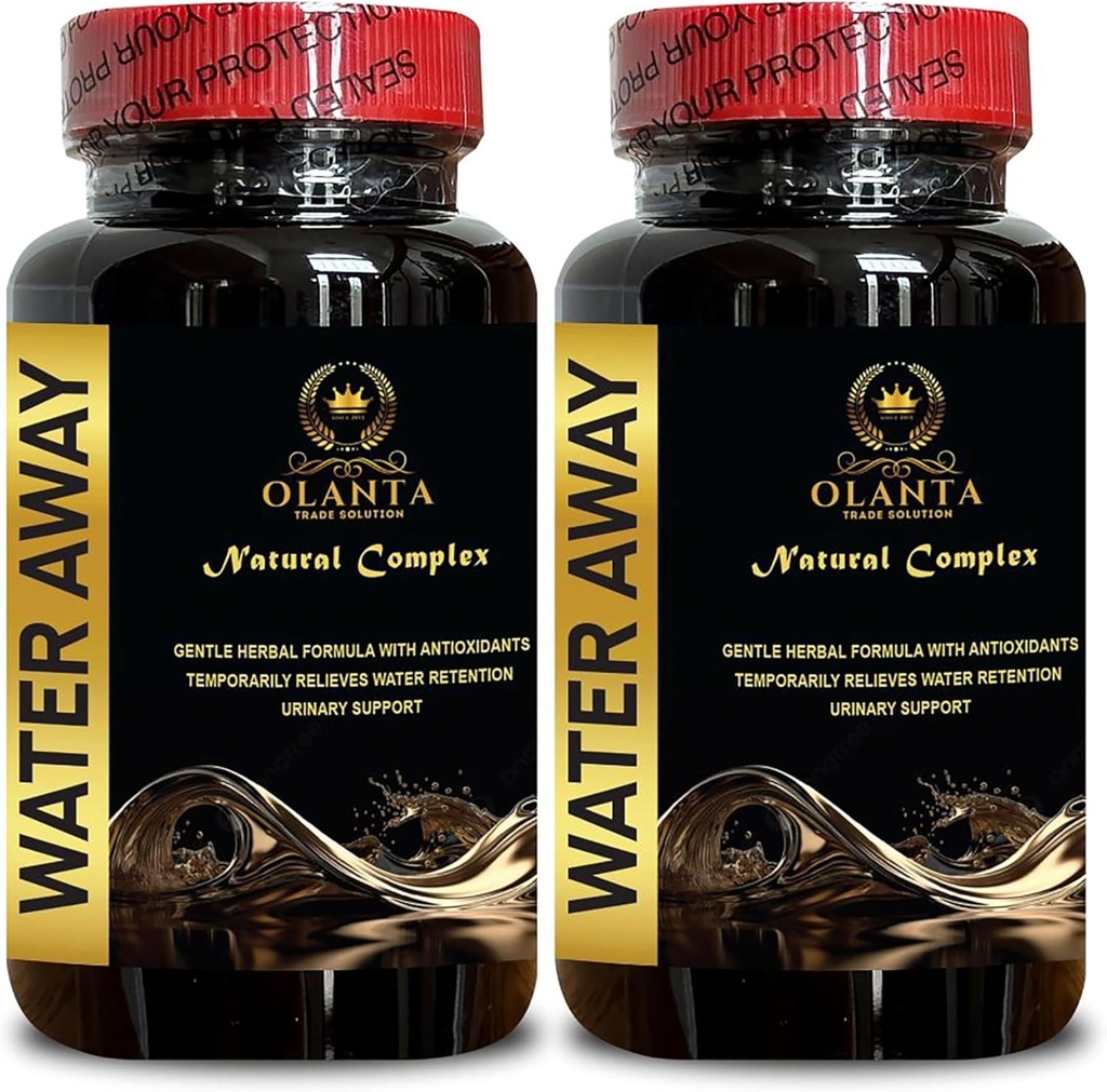 Vann bort Supplement - Herbal Diuretiske piller for vanntetthet, Økt immunitet, naturlig vann bort piller, vann flush oppblåsing - 2 flaske 120 kapsler