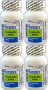 Floranex Probiotic 2 millioner CFU, Lactobacillus Acidophilus for Colon Digestive Helse, Generisk for Lactinex, Holdbar Ingen kjøleskap, 50 tabletter per flaske, 4-pakke