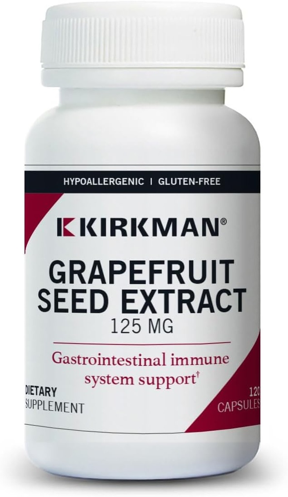 Grapefrukt frø ekstrakt 125 mg kapsler - Hypoallergenic, 120 telling