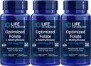 Livsforlengelse Optimert Folat 1700 mg DFE, 100 vegetariske tabletter (pakke med 3)