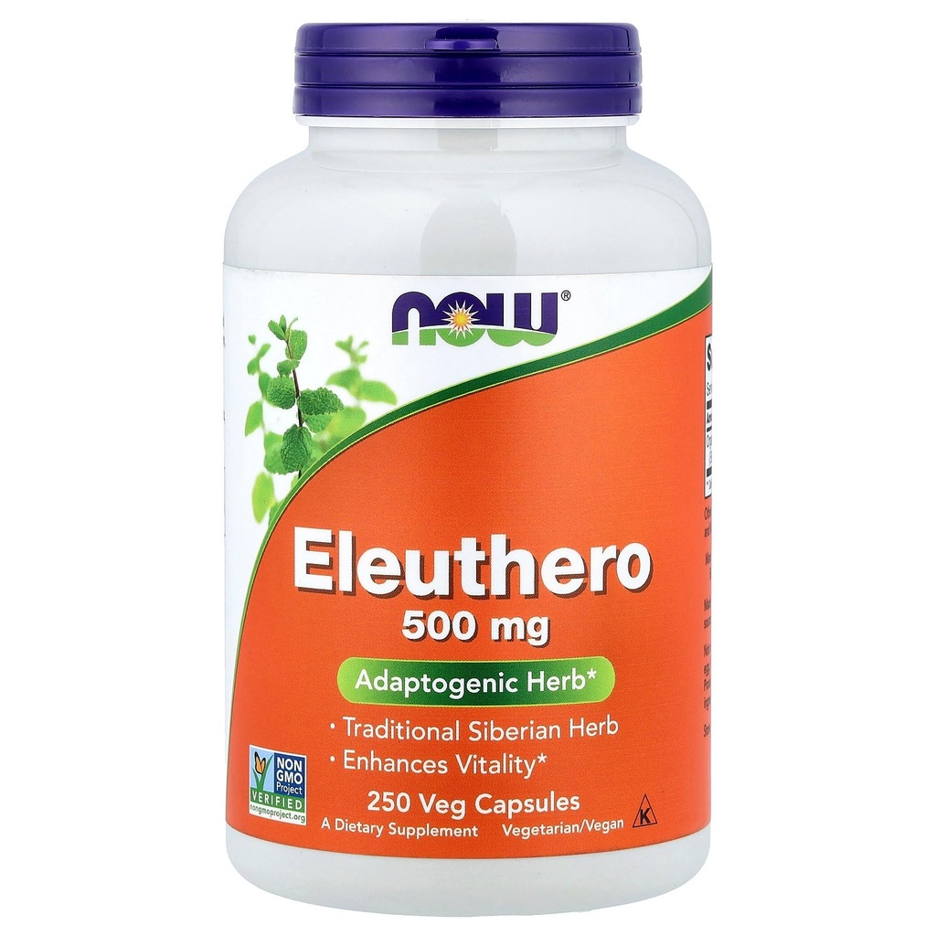 Eleuthero 500 mg Nå Mat 250 Caps
