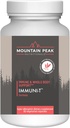 Mountain Peak Nutritionals Immuni-T - Hjelper støtte åndedrett og immunsystem - Sink, vitamin A, vitamin C og vitamin B6 - Hypoallergenic Diett Supplement (60 vegetariske kapsler)
