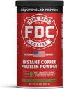 Fire Department kaffe - gir tilbake til brannmenn - Instant Coffee Protein Powder - Plant Basert Protein Powder - 100% American-Grown, laget med Upcycled Barley Protein - Veteran Eid - 14.1 oz Kan