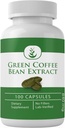 PURE ORIGINALE INGREDIENTS Grønn kaffebønner ekstrakt, (100 kapsler) alltid ren, ingen tilsetningsmidler eller fyllstoffer, Lab verifisert