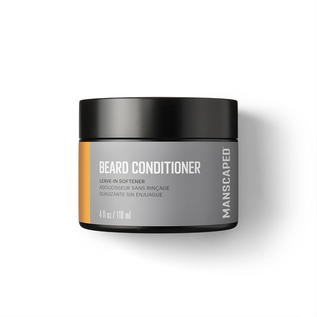 MANSCAPED® UltraPremium Beard Conditioner, Leave-in Softener med nourishing oljer og antioksidanter, Shea Butter, Eucalyptus, Lavender, Kokosolje Hydrates & Restores Moisture, (4 oz)