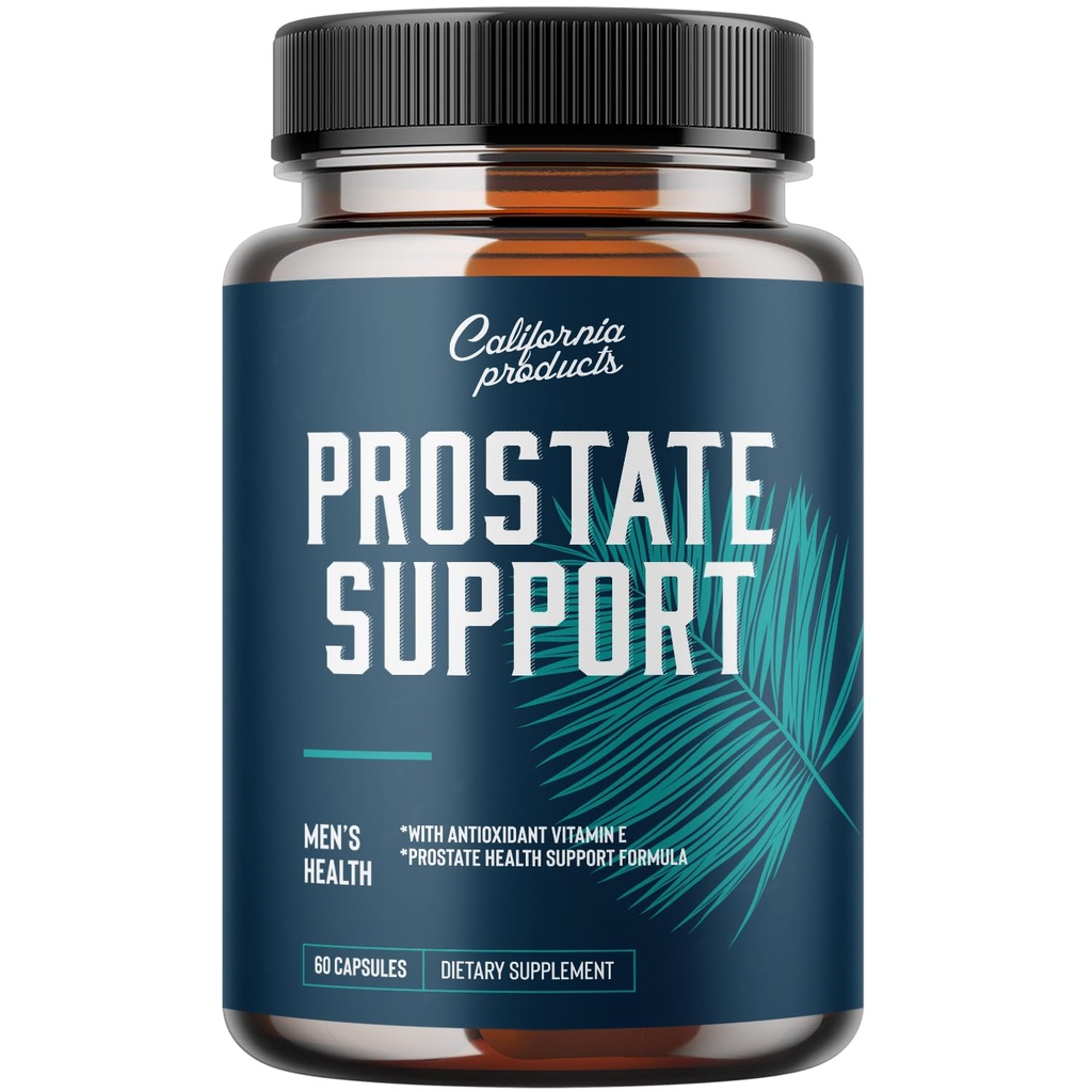 Prostata Support Supplement for menn, Pygeum med ren så Palmetto Berries Extract Vitaminer Sink Plante Sterol Complex Easy Urin Flow Mens Helse