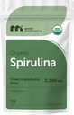 Mikroingredienser organisk spirulina Supplement, 720 tabletter (4 måneders forsyning), ingen fyllstoff og ikke-GMO, rik på vegansk protein, vitaminer og prebiotika, Premium spirulina piller