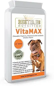 Bestia K9 Ernæring VitaMAX tyggedyktig hund multi-vitamin og spormineraler. Premium kvalitet hund kosttilskudd. Laget i Europa.