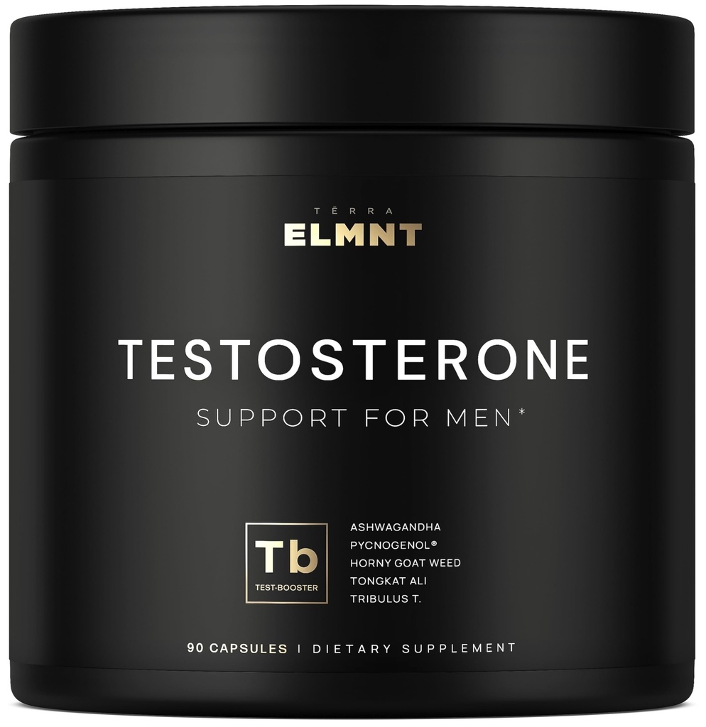 21 800mg Testosteron Booster for menn 8X Styrke w. Ashwagandha, Tongkat Ali, Pycnogenol, Tribulus - Total T Testosteron Supplement for menn Mann Enhancering Libido Test Booster + Muscle Builder piller